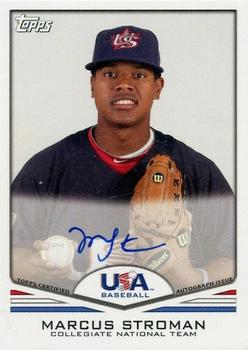 2011 Topps USA Baseball - Autographs #USA-A20 Marcus Stroman Front