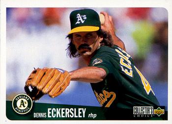 1996 Collector's Choice #245 Dennis Eckersley Front
