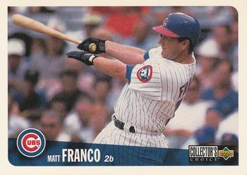 1996 Collector's Choice #492 Matt Franco Front