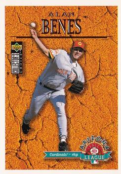 1996 Collector's Choice #654 Alan Benes Front