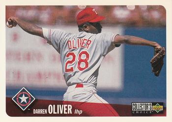 1996 Collector's Choice #734 Darren Oliver Front