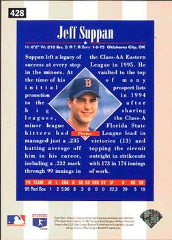 1996 Collector's Choice #428 Jeff Suppan Back