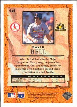 1996 Collector's Choice #656 David Bell Back