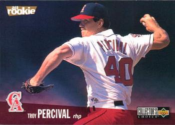 1996 Collector's Choice #72 Troy Percival Front
