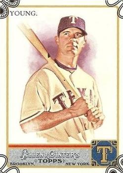2011 Topps Allen & Ginter - Code Cards #142 Michael Young Front