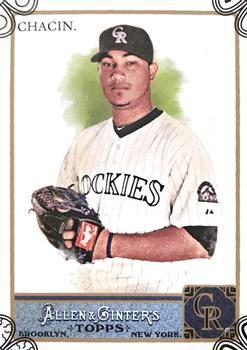 2011 Topps Allen & Ginter - Code Cards #4 Jhoulys Chacin Front