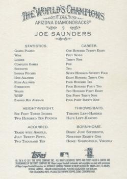 2011 Topps Allen & Ginter - Code Cards #9 Joe Saunders Back