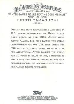 2011 Topps Allen & Ginter - Code Cards #24 Kristi Yamaguchi Back