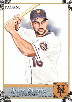 2011 Topps Allen & Ginter - Code Cards #38 Angel Pagan Front