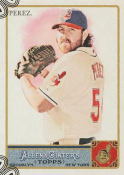 2011 Topps Allen & Ginter - Code Cards #71 Chris Perez Front