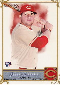 2011 Topps Allen & Ginter - Code Cards #81 Yonder Alonso Front