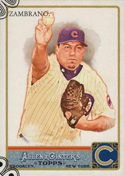 2011 Topps Allen & Ginter - Code Cards #143 Carlos Zambrano Front