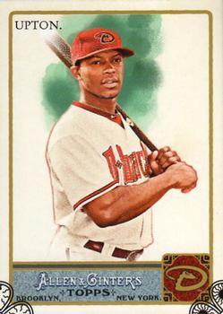 2011 Topps Allen & Ginter - Code Cards #185 Justin Upton Front