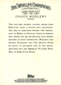 2011 Topps Allen & Ginter - Code Cards #223 Chuck Woolery Back