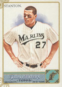 2011 Topps Allen & Ginter - Code Cards #325 Mike Stanton Front