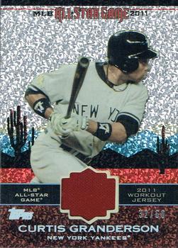2011 Topps Update - All-Star Stitches Diamond Anniversary #AS-5 Curtis Granderson Front
