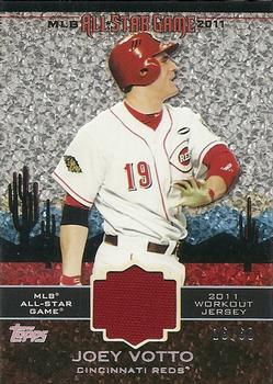 2011 Topps Update - All-Star Stitches Diamond Anniversary #AS-47 Joey Votto Front