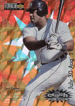 1996 Collector's Choice - You Crash the Game #CG17 Cecil Fielder Front