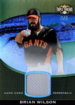 2011 Topps Triple Threads - Unity Relics Gold #TTUSR-92 Brian Wilson Front