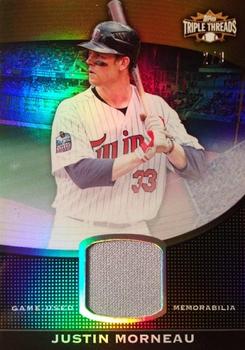 2011 Topps Triple Threads - Unity Relics Gold #TTUSR-234 Justin Morneau Front