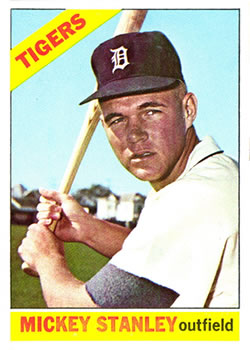 1966 Topps #198 Mickey Stanley Front
