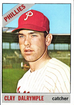 1966 Topps #202 Clay Dalrymple Front