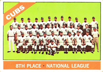 1966 Topps #204 Chicago Cubs Front