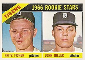 1966 Topps #209 Tigers 1966 Rookie Stars (Fritz Fisher / John Hiller) Front