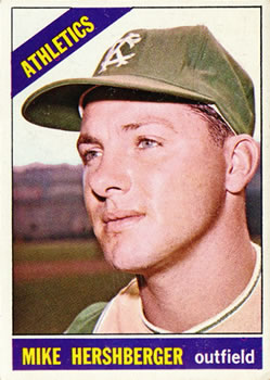 1966 Topps #236 Mike Hershberger Front