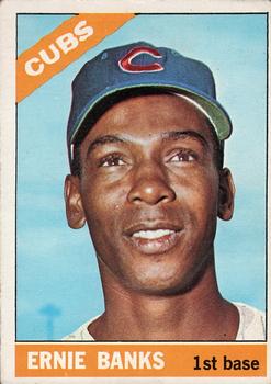 1966 Topps #110 Ernie Banks Front