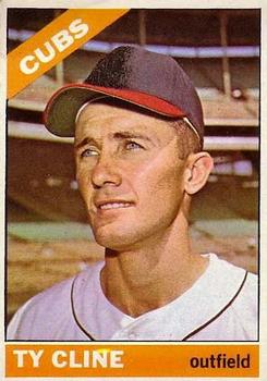 1966 Topps #306 Ty Cline Front