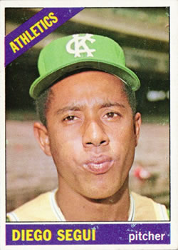 1966 Topps #309 Diego Segui Front