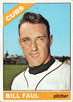 1966 Topps #322 Bill Faul Front