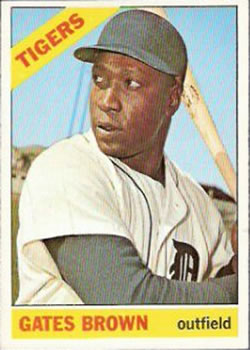 1966 Topps #362 Gates Brown Front