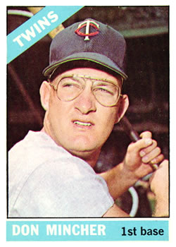 1966 Topps #388 Don Mincher Front