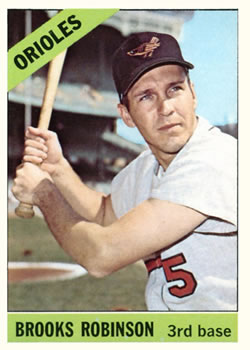 1966 Topps #390 Brooks Robinson Front