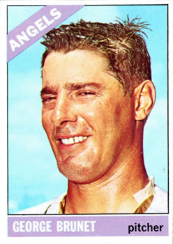 1966 Topps #393 George Brunet Front