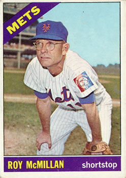 1966 Topps #421 Roy McMillan Front