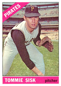 1966 Topps #441 Tommie Sisk Front