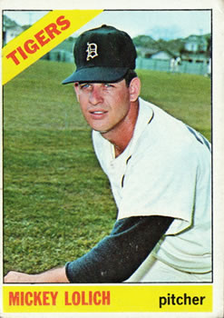 1966 Topps #455 Mickey Lolich Front