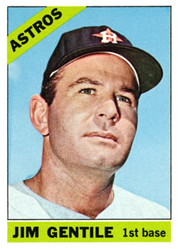 1966 Topps #45 Jim Gentile Front