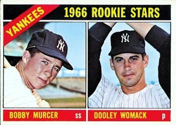 1966 Topps #469 Yankees 1966 Rookie Stars (Bobby Murcer / Dooley Womack) Front