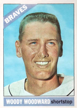 1966 Topps #49 Woody Woodward Front