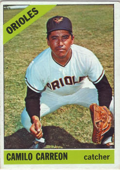 1966 Topps #513 Camilo Carreon Front