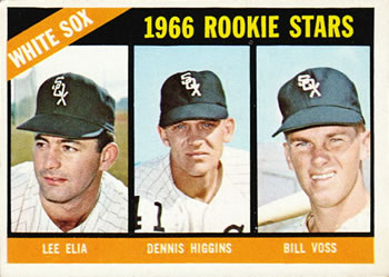 1966 Topps #529 White Sox 1966 Rookie Stars (Lee Elia / Dennis Higgins / Bill Voss) Front
