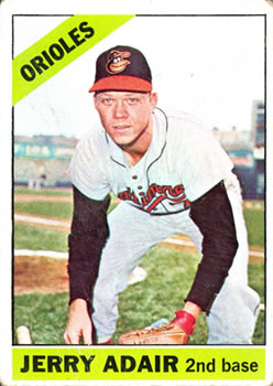 1966 Topps #533 Jerry Adair Front