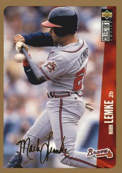 1996 Collector's Choice - Gold Signature #44 Mark Lemke Front