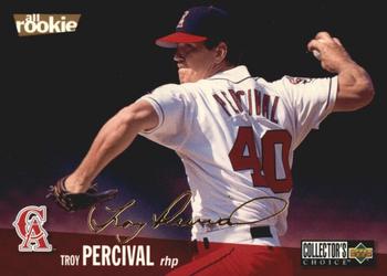 1996 Collector's Choice - Gold Signature #72 Troy Percival Front