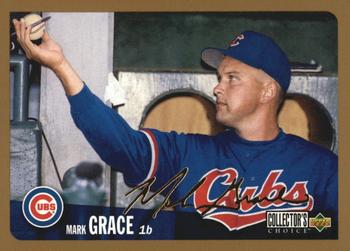 1996 Collector's Choice - Gold Signature #80 Mark Grace Front