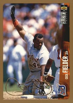 1996 Collector's Choice - Gold Signature #140 Cecil Fielder Front
